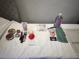 Make Up-Bereich Foto vom für den Projekttag eingerichteten Make Up-Bereich