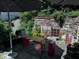 Foto des Kuchenbuffets im BTZ-Garten