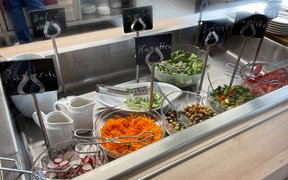 Salatbuffet Kantine BTZ Mainz