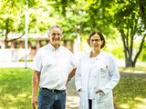 Stellvertretender Leiter der NTRA Stefan Möller und ärztliche Leitung Dr. Elke Vespo