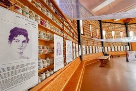 Portraits der Wanderausstellung „Berühmt und behindert?" des Lebendiger Leben! e.V. zum Neuro-Fachtag