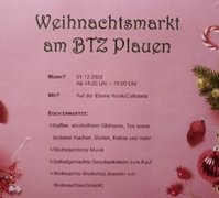 Weihnachtsmarkt im BTZ Plauen