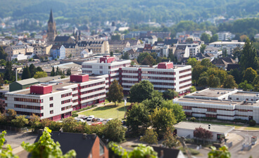 Luftaufnahme des Sprengnetter Campus in Bad Neuenahr-Ahrweiler