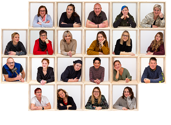 Gruppenfoto der BTZ Gera Belegschaft