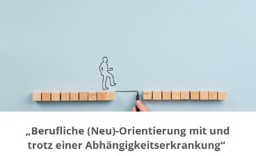 Auf dem Bild ist der Titel der Veranstaltung zu lesen. Darüber befindet sich eine Zeichnung, auf der eine gezeichnete Person zu sehen ist, die gerade eine Brücke überquert.