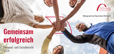 Titelbild Sozial- und Personalbericht 2024 der bbw-Gruppe