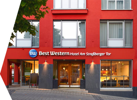 Foto des Gebäude des Best Western Hotels in der Straßberger Straße in Plauen