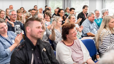 Blick ins interessierte Publikum bei einer Fachtagung im TTZ Kamen